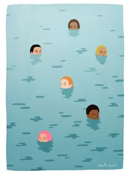 Photocircle Photocircle Wandbild / Poster / Leinwand  - Swimming Together – Produktbild 1 von 1