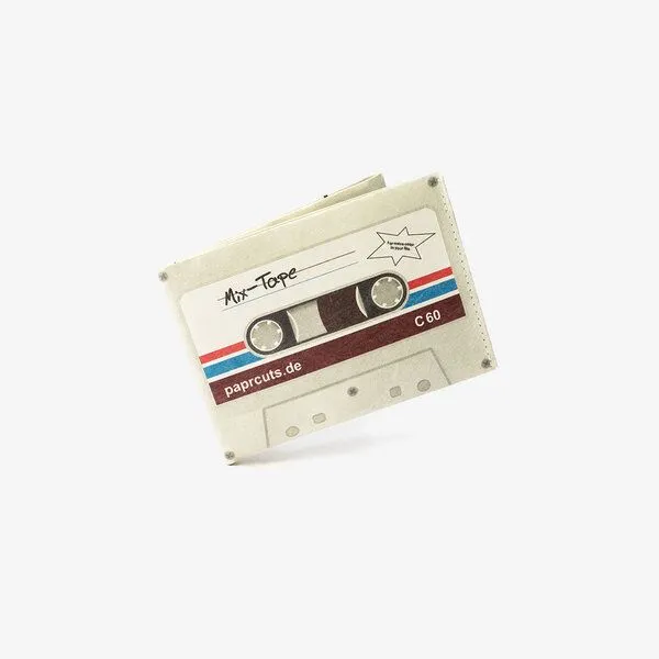 paprcuts paprcuts RFID Portemonnaie, Mixtape (beige), – Produktbild 1 von 4