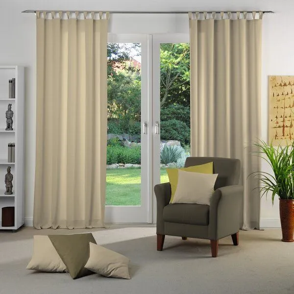 Nature by Adam Nature by Adam Kissenhülle aus 100% Bio-Baumwolle Uni Collection, Beige, – Produktbild 1 von 4