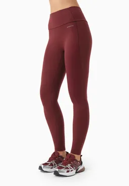 ORGANICATION ORGANICATION Damen vegan Leggings Hohe Taille Linnda Bordeaux – Produktbild 1 von 1
