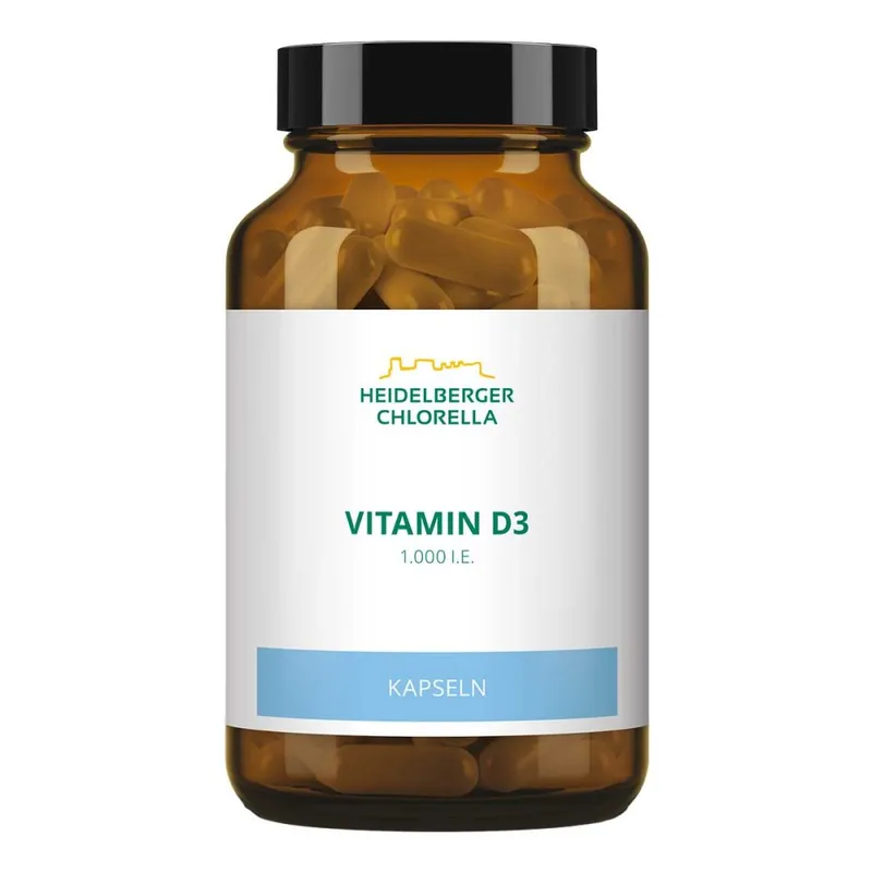 Heidelberger Chlorella Heidelberger Chlorella Vitamin D3 Kapseln – Produktbild 1 von 1