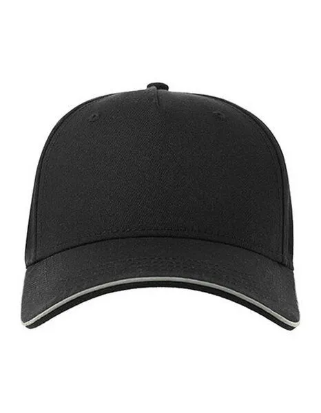 Atlantis Headwear Atlantis Headwear reflektierende Cap mit einem Metallverschluss, Schwarz, – Produktbild 1 von 4