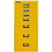 Bisley Schubladenschrank 8 Schübe, DIN A4 gelb – Produktbild 1 von 1