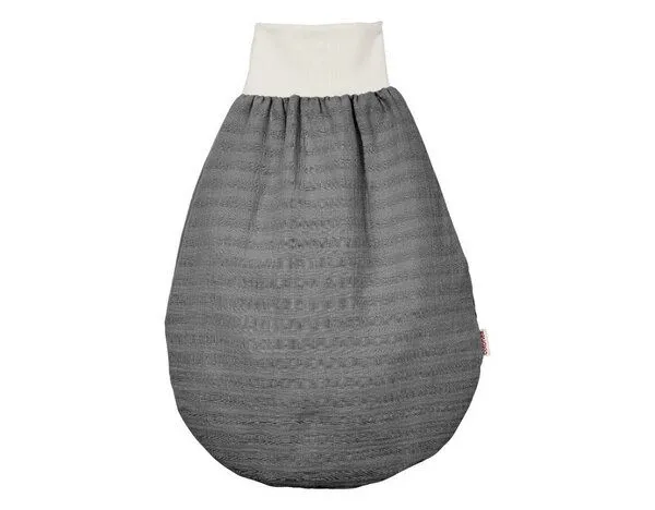 Cotonea Cotonea Bio Strampelsack mit Jersey-Futter, Anthrazit (grau), – Produktbild 1 von 1