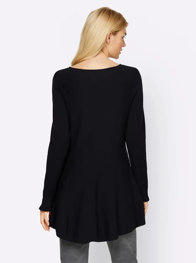 heine Longpullover, Marine, – Produktbild 1 von 2