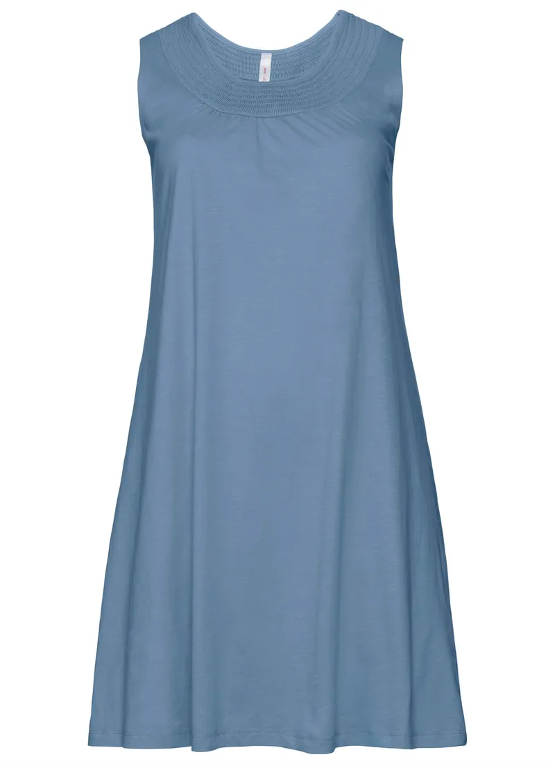 sheego Jerseykleid, Bleu, – Produktbild 1 von 2