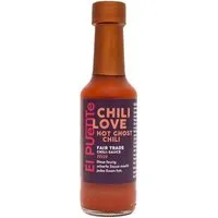 El Puente El Puente Chili Love Sauce - Ghost Chili extrem scharf | Fair Trade | Vegan | Glutenfrei – Produktbild 1 von 1