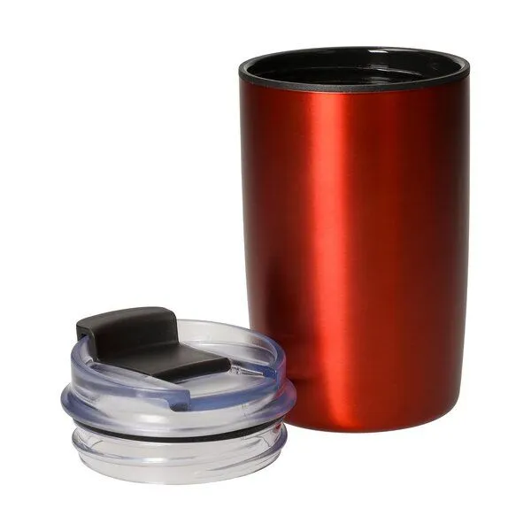 elasto elasto Kaffeebecher "Arabica" aus robustem Edelstahl doppelwandig isoliert, Blau, – Produktbild 1 von 4