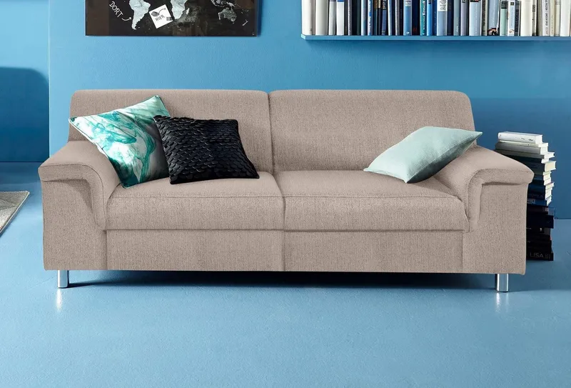 Home affaire 2,5-Sitzer Jamie zeitlos elegant, klares Design, komfortabel, Beige, – Produktbild 2 von 5