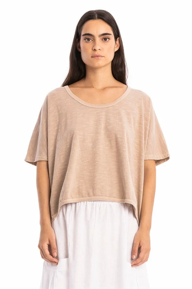 RAVENS VIEW IBIZA RAVENS VIEW IBIZA Damen vegan Top Square Taupe Braun, Hellbraun, – Produktbild 2 von 2