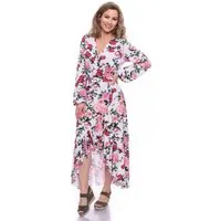 Ingoria Ingoria EWELIN Wickelkleid mit Volant aus TENCEL Modal mit Blumen Print – Produktbild 1 von 1