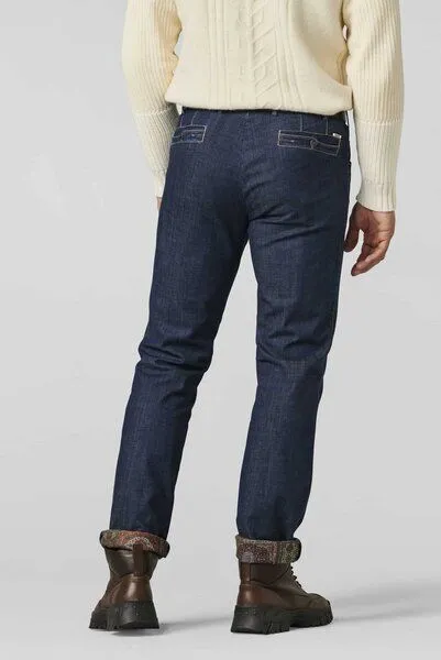 Meyer MEYER Super Stretch Thermo Denim, Blau (stone-blue), – Produktbild 3 von 4