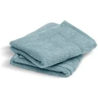 jilda tex jilda-tex Ocean Safe 5er-Set Gästetuch 100% Bio-Baumwolle Cradle to Cradle (5x 30x50 cm), Aqua, – Produktbild 1 von 1