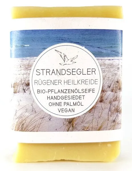 Küstenseifen Manufaktur Küstenseifen Manufaktur Strandsegler Bio-Seife mit Rügener Heilkreide ohne Duftstoffe – Produktbild 2 von 3