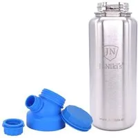JN JuNiki's JN JuNiki's JuNiki`s isolierte Edelstahl Trinkflasche 1 Liter mit Double Neck Deckel – Produktbild 1 von 1