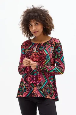 KOKOworld KOKOworld Damen Bluse YASIRA – ECOVERO Viskose – Produktbild 1 von 1