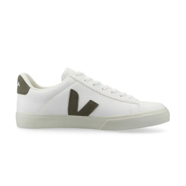 Veja Veja Sneaker Unisex - Campo Chromefree, Extra white/khaki(weiß), – Produktbild 3 von 4