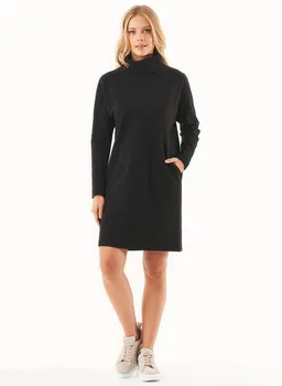 ORGANICATION ORGANICATION Sweatkleid aus Bio-Baumwolle mit Rollkragen – Produktbild 1 von 1