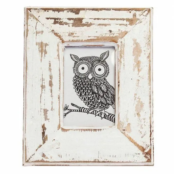 Pretty Things Pretty Things Vintage Bilderrahmen, upcycled, Weiß, – Produktbild 1 von 2