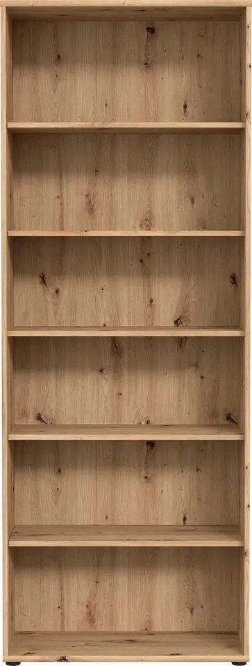 FORTE Regal Tempra, Mehrzweckregal, Höhe 197,5 cm, 5 Ablageböden, Breite 73,7 cm, Beige, – Produktbild 3 von 8