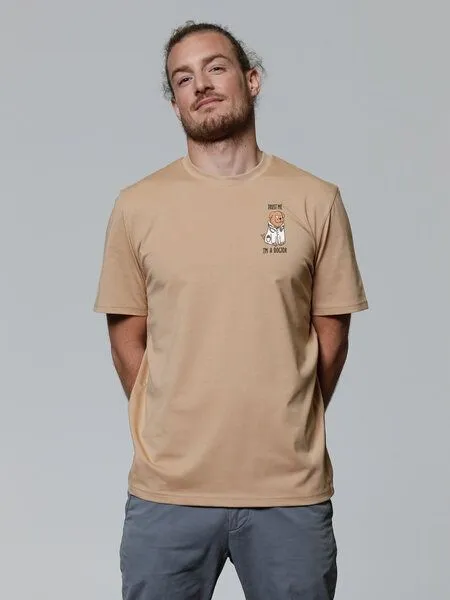 watapparel watapparel T-Shirt Unisex Dogtor, Latte, – Produktbild 2 von 3
