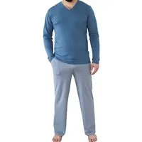 Leela Cotton Leela Cotton Herren Homewear Hose Schlafhose 2 Farben Bio-Baumwolle Pyjamahose – Produktbild 1 von 1