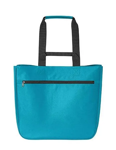 Halfar Halfar Shopper SOFTBASKET aus recyceltem Polyester 40 x 37 x 20 cm mit herausnehmbaren festem Boden, Petrol, – Produktbild 2 von 4