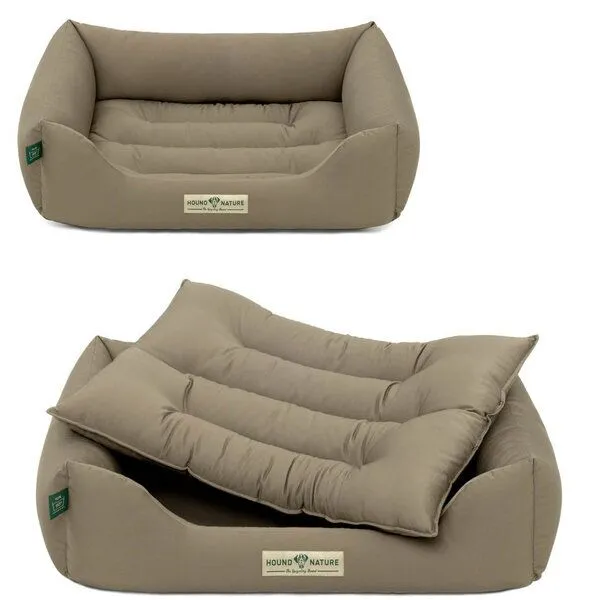 HOUND & NATURE HOUND & NATURE Öko Hundebett BERN, Taupe, – Produktbild 3 von 5