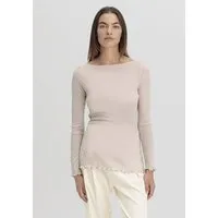 hessnatur hessnatur Longsleeve Fitted WARM TOUCH aus Bio-Schurwolle und TENCEL Lyocell, Düne, – Produktbild 1 von 1
