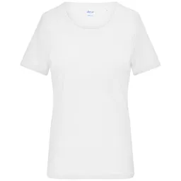 Daiber Daiber T-Shirt Damen aus weichem 1:1 Feinripp 8039 Gr. L weiß – Produktbild 1 von 1