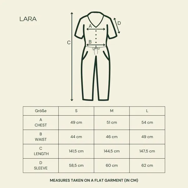 NORDLICHT NORDLICHT Musselin Jumpsuit Lara aus Bio-Baumwolle, Grün, – Produktbild 4 von 4