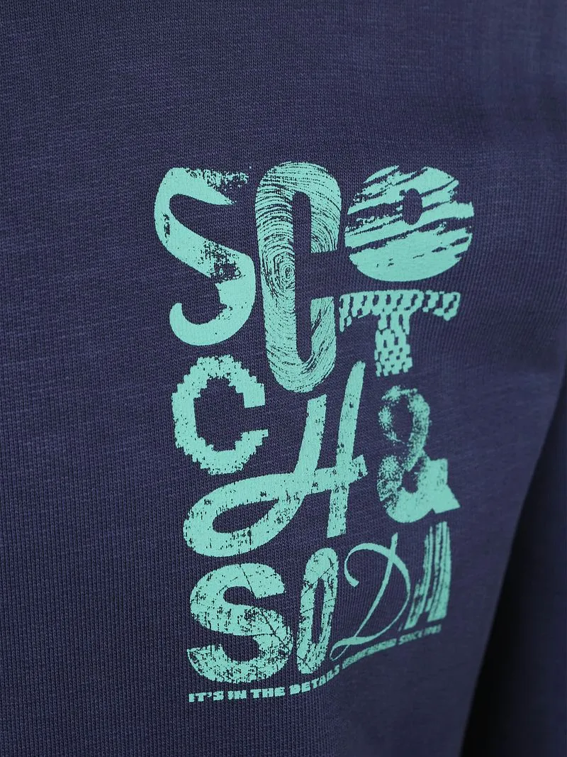 Scotch and Soda Scotch and Soda Pullover Logo Navy, Dunkelblau, – Produktbild 2 von 3
