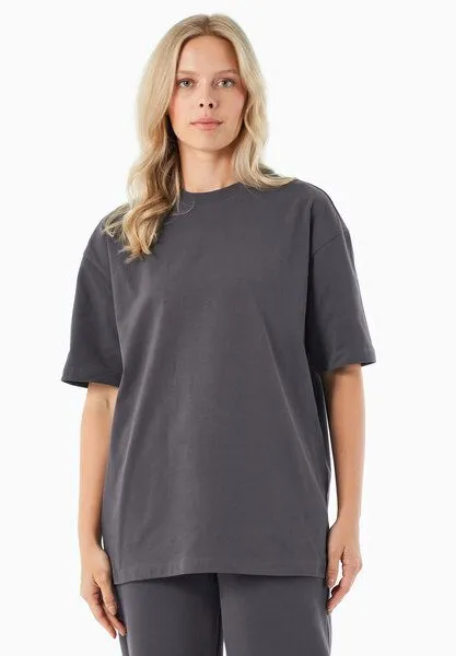 ORGANICATION ORGANICATION TUSSEM | Essentials Travel Unisex T-Shirt aus Bio-Baumwolle, Shadow, – Produktbild 2 von 4