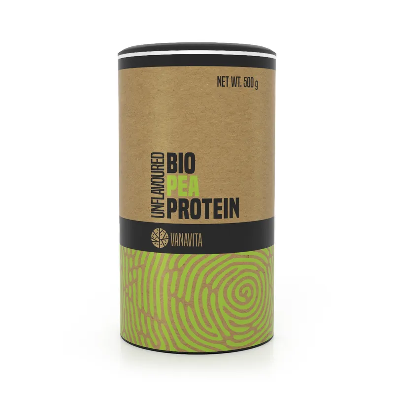 GymBeam Bio VanaVita BIO Erbsenprotein 500 g ohne Geschmack – Produktbild 1 von 1