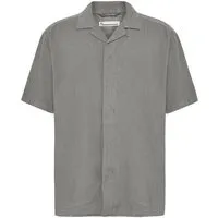 KnowledgeCotton Apparel KnowledgeCotton Apparel Kurzarm-Hemd Relaxed, Ultimate grey, – Produktbild 1 von 1