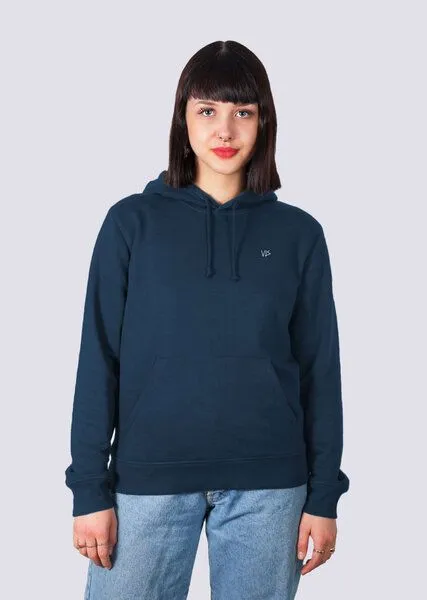 vis wear vis wear Medusa - Hoodie aus Bio-Baumwolle, Marineblau, – Produktbild 2 von 4