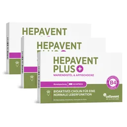 Cellavent Healthcare Leberkur Cholin Kapseln - Hepavent PLUS 3 Monate – Produktbild 1 von 1