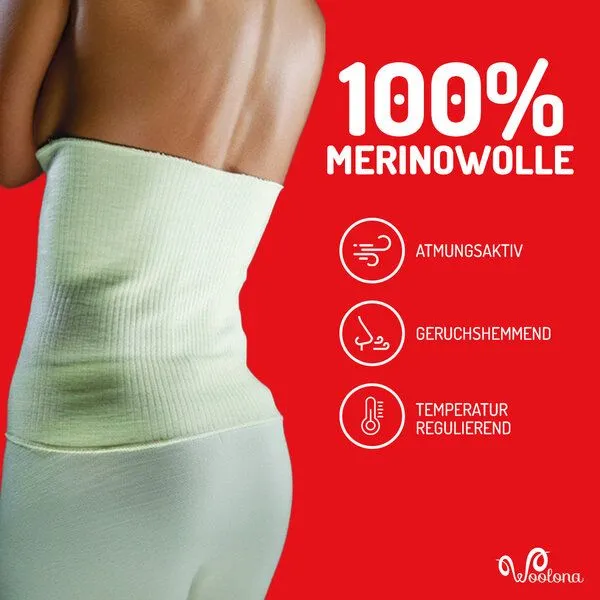 Woolona Woolona Nierenwärmer aus 100% Merinowolle – Produktbild 3 von 3