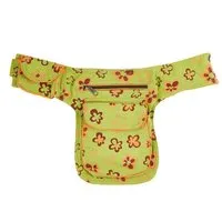short'n'pietz short'n'pietz handgenähte Gürteltasche mit verstellbarem Gürtel, Grün orange, – Produktbild 1 von 1