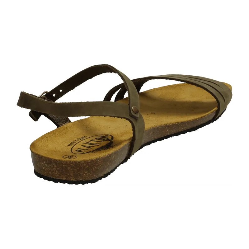 Plakton Plakton Bequeme Sandalen für Damen, Grün, – Produktbild 5 von 7