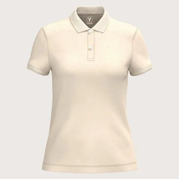 YTWOO YTWOO Damen Piqué-Poloshirt Midweight, Raw natural, – Produktbild 1 von 4