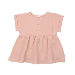 Walkiddy Kinder Bluse GOTS-zertifiziert aus Bio-Baumwolle rosé mit Blumen-und-Blätter-Muster – Walkiddy – Produktbild 1 von 1
