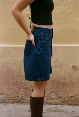 Nénés Nénés Damen vegan Jeansshorts Isaure – Produktbild 1 von 1