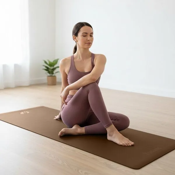 Yosana Yosana Yogamatten Starter Set 4-Teilig, Erdbraun, – Produktbild 3 von 7