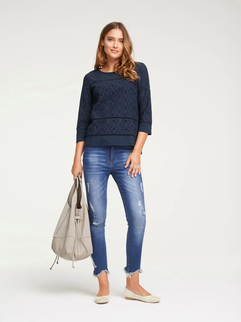 heine Skinny Jeans, Blue denim, – Produktbild 1 von 2