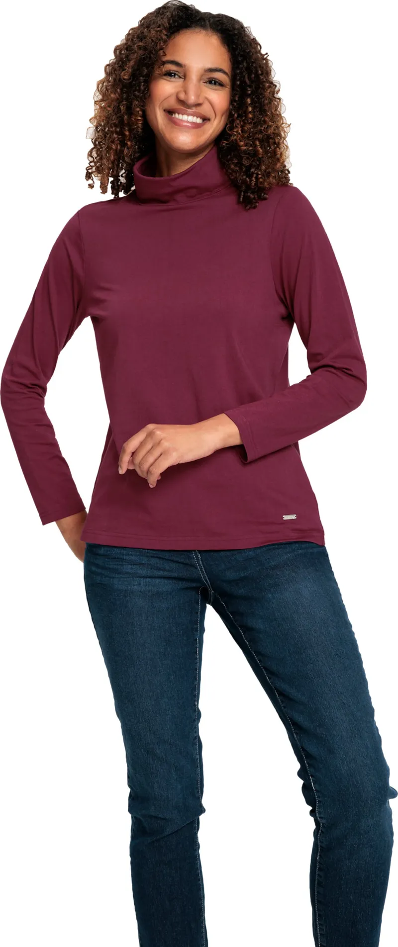 Witt Rollkragenshirt bordeaux, Bordeaux, – Produktbild 2 von 2