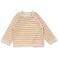 Sense Organics Sense Organics Baby Strick-Wickeljacke, Modell P. PICASSO, Sandbeige-creme geringelt, – Produktbild 1 von 1
