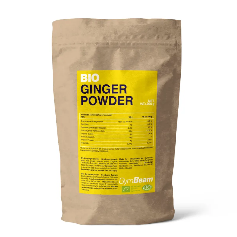 GymBeam Bio GymBeam Bio-Ingwerpulver (200 g) – Produktbild 1 von 1