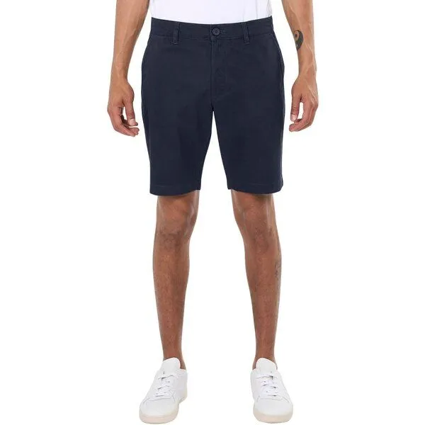 KnowledgeCotton Apparel KnowledgeCotton Apparel Shorts STRETCHED TWILL aus Bio-Baumwolle, Blau (total eclipse), – Produktbild 1 von 3