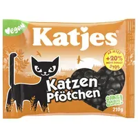 Katjes Katjes Lakritz Katzen Pfötchen 210 g/Pack. – Produktbild 1 von 1